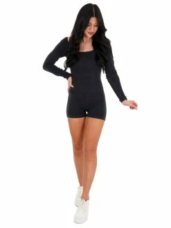 Best Pirce ๐ Dynamic Hung Up Ribbed Romper JB Fit ๐ 42 Dynamic Hung Up Ribbed Romper JB Fit