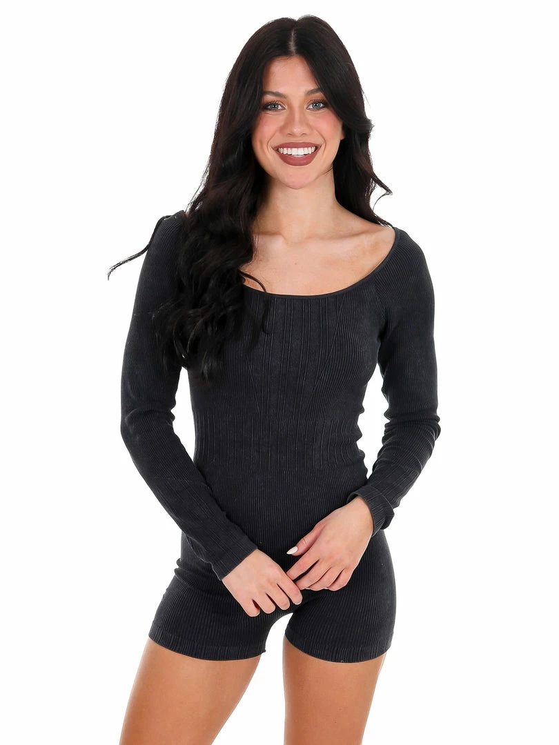 Best Pirce ๐ Dynamic Hung Up Ribbed Romper JB Fit ๐ 23 Dynamic Hung Up Ribbed Romper JB Fit