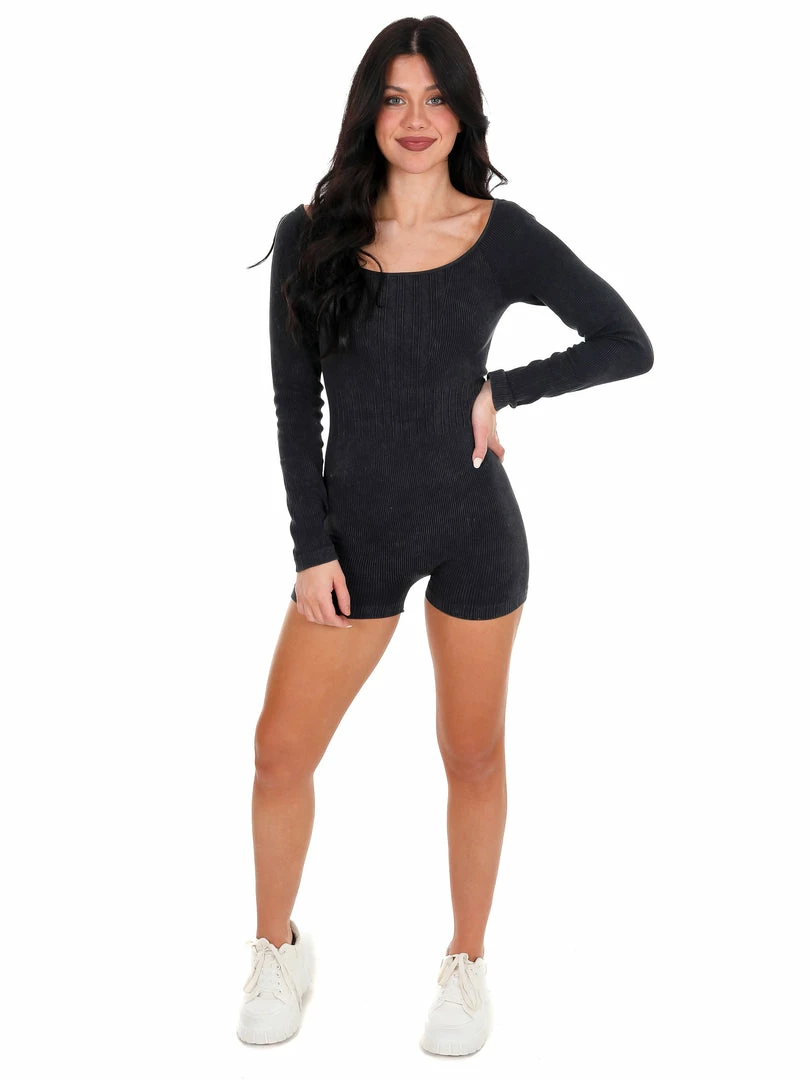 Best Pirce ๐ Dynamic Hung Up Ribbed Romper JB Fit ๐ 14 Dynamic Hung Up Ribbed Romper JB Fit