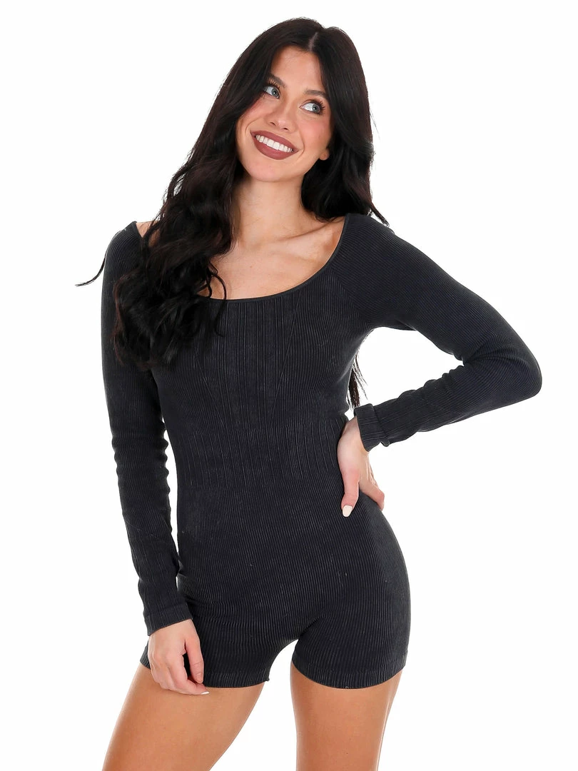 Best Pirce ๐ Dynamic Hung Up Ribbed Romper JB Fit ๐ 25 Dynamic Hung Up Ribbed Romper JB Fit