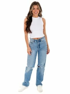 Dynamic Hard To See Cropped Muscle Tank Tops