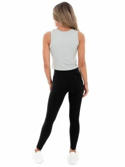 Dynamic Hard To See Cropped Muscle Tank Tops