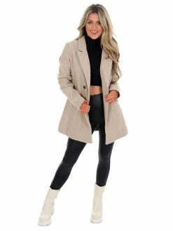 Love Tree In The City Fleece Coat Outerwear