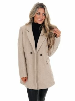 Love Tree In The City Fleece Coat Outerwear