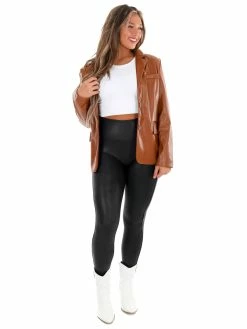 Love Tree Tops You Got Me Leather Blazer