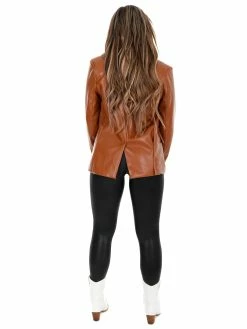 Love Tree Tops You Got Me Leather Blazer