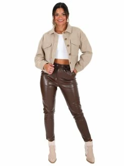 Love Tree Sale Time To Chill Woven Shacket