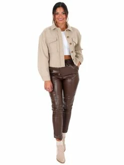 Love Tree Sale Time To Chill Woven Shacket