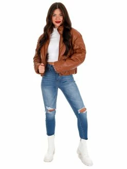 Best reviews of 👏 Love Tree Unforgettable Faux Leather Puffer Jacket December Steal Sale 👍 42 Love Tree Unforgettable Faux Leather Puffer Jacket December Steal Sale