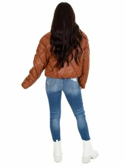 Best reviews of 👏 Love Tree Unforgettable Faux Leather Puffer Jacket December Steal Sale 👍 48 Love Tree Unforgettable Faux Leather Puffer Jacket December Steal Sale