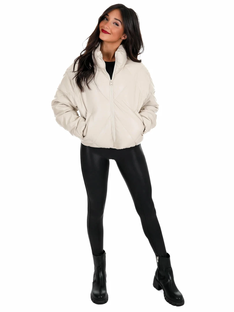 Best reviews of 👏 Love Tree Unforgettable Faux Leather Puffer Jacket December Steal Sale 👍 21 Love Tree Unforgettable Faux Leather Puffer Jacket December Steal Sale