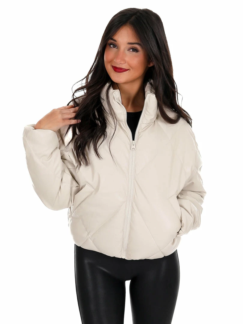 Best reviews of 👏 Love Tree Unforgettable Faux Leather Puffer Jacket December Steal Sale 👍 19 Love Tree Unforgettable Faux Leather Puffer Jacket December Steal Sale