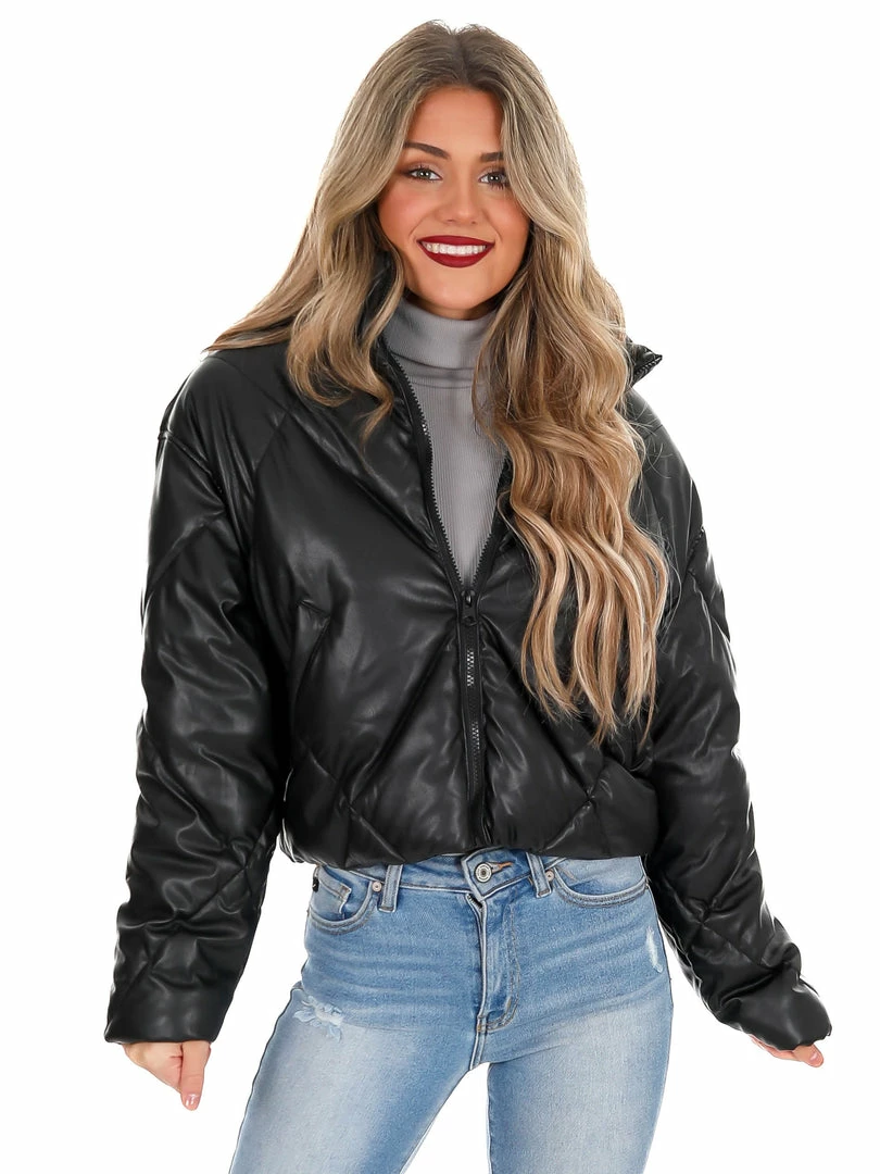 Best reviews of 👏 Love Tree Unforgettable Faux Leather Puffer Jacket December Steal Sale 👍 28 Love Tree Unforgettable Faux Leather Puffer Jacket December Steal Sale