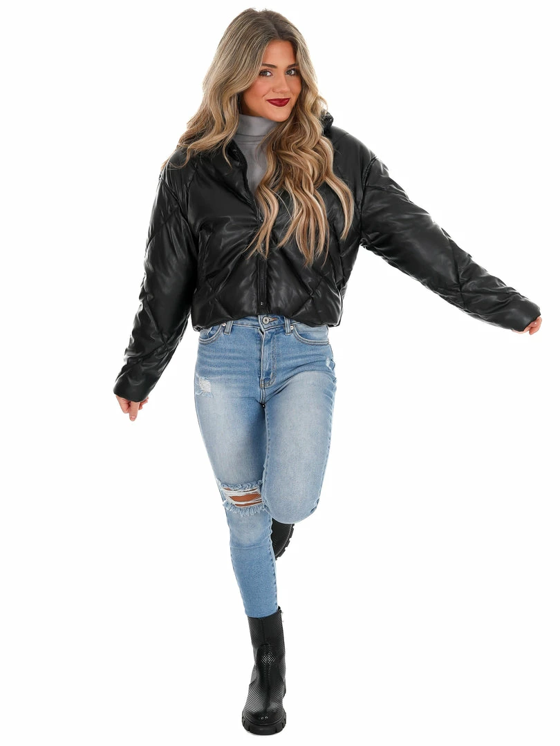 Best reviews of 👏 Love Tree Unforgettable Faux Leather Puffer Jacket December Steal Sale 👍 25 Love Tree Unforgettable Faux Leather Puffer Jacket December Steal Sale