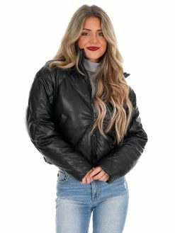 Best reviews of 👏 Love Tree Unforgettable Faux Leather Puffer Jacket December Steal Sale 👍 68 Love Tree Unforgettable Faux Leather Puffer Jacket December Steal Sale