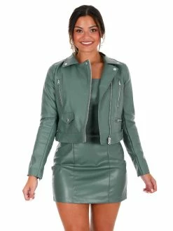 New ๐ Love Tree Feeling Good Moto Leather Jacket ๐ 35 Love Tree Feeling Good Moto Leather Jacket