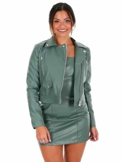 New ๐ Love Tree Feeling Good Moto Leather Jacket ๐ 37 Love Tree Feeling Good Moto Leather Jacket