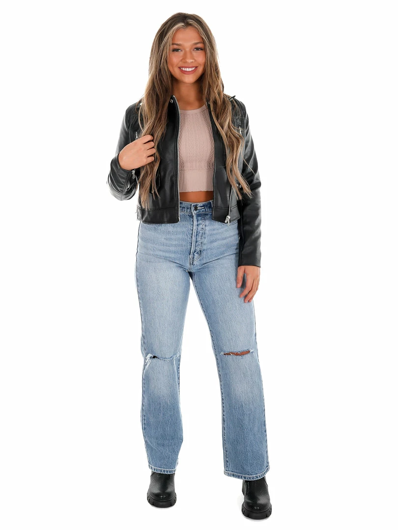 New ๐ Love Tree Feeling Good Moto Leather Jacket ๐ 19 Love Tree Feeling Good Moto Leather Jacket