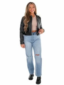 New ๐ Love Tree Feeling Good Moto Leather Jacket ๐ 47 Love Tree Feeling Good Moto Leather Jacket