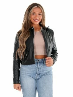 New ๐ Love Tree Feeling Good Moto Leather Jacket ๐ 46 Love Tree Feeling Good Moto Leather Jacket