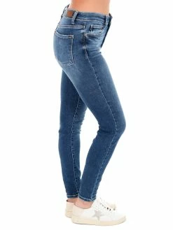 Judy Blue High Rise Button Fly Skinny Plus