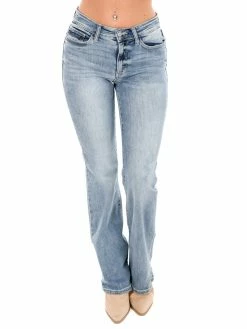 Judy Blue Bottoms Classic No Distress Bootcut Jeans
