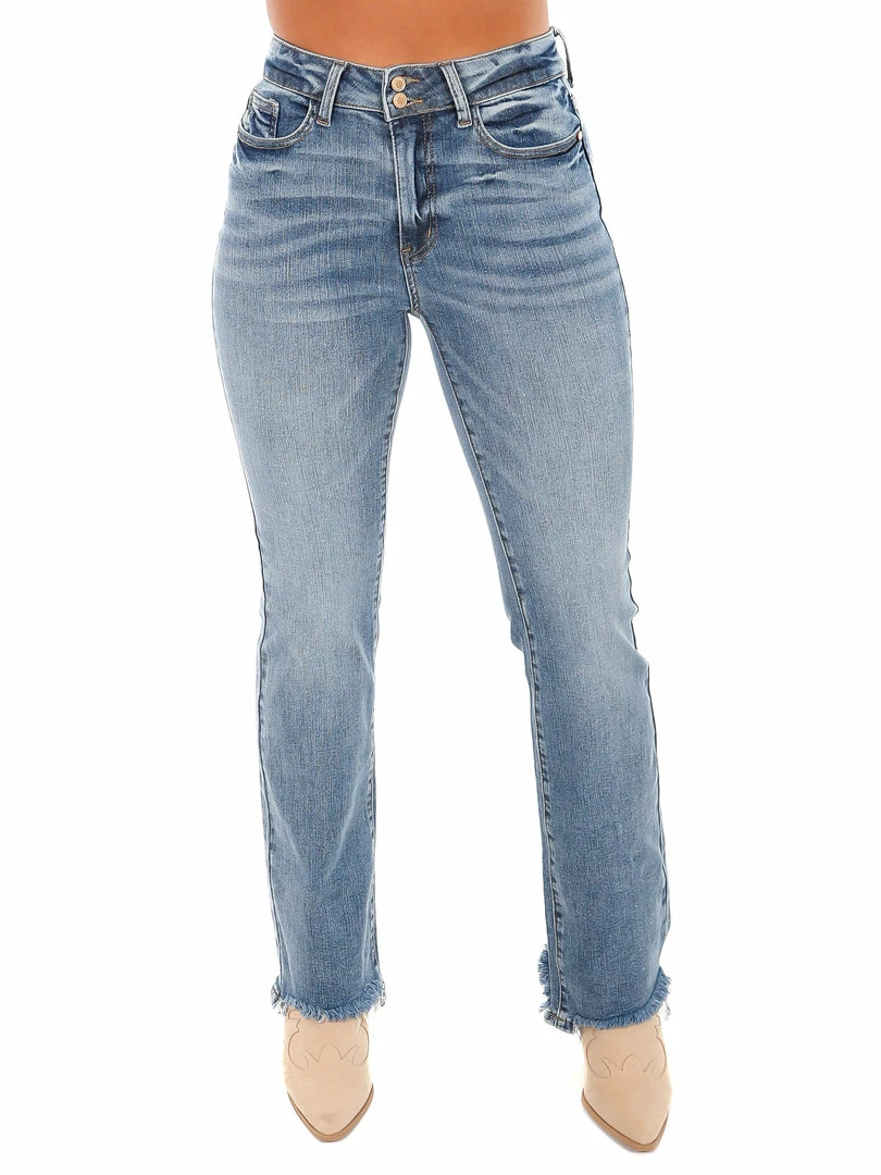 Buy 😍 Judy Blue High Rise Double Button Bootcut Jean Bottoms ⌛ 1 Judy Blue High Rise Double Button Bootcut Jean Bottoms