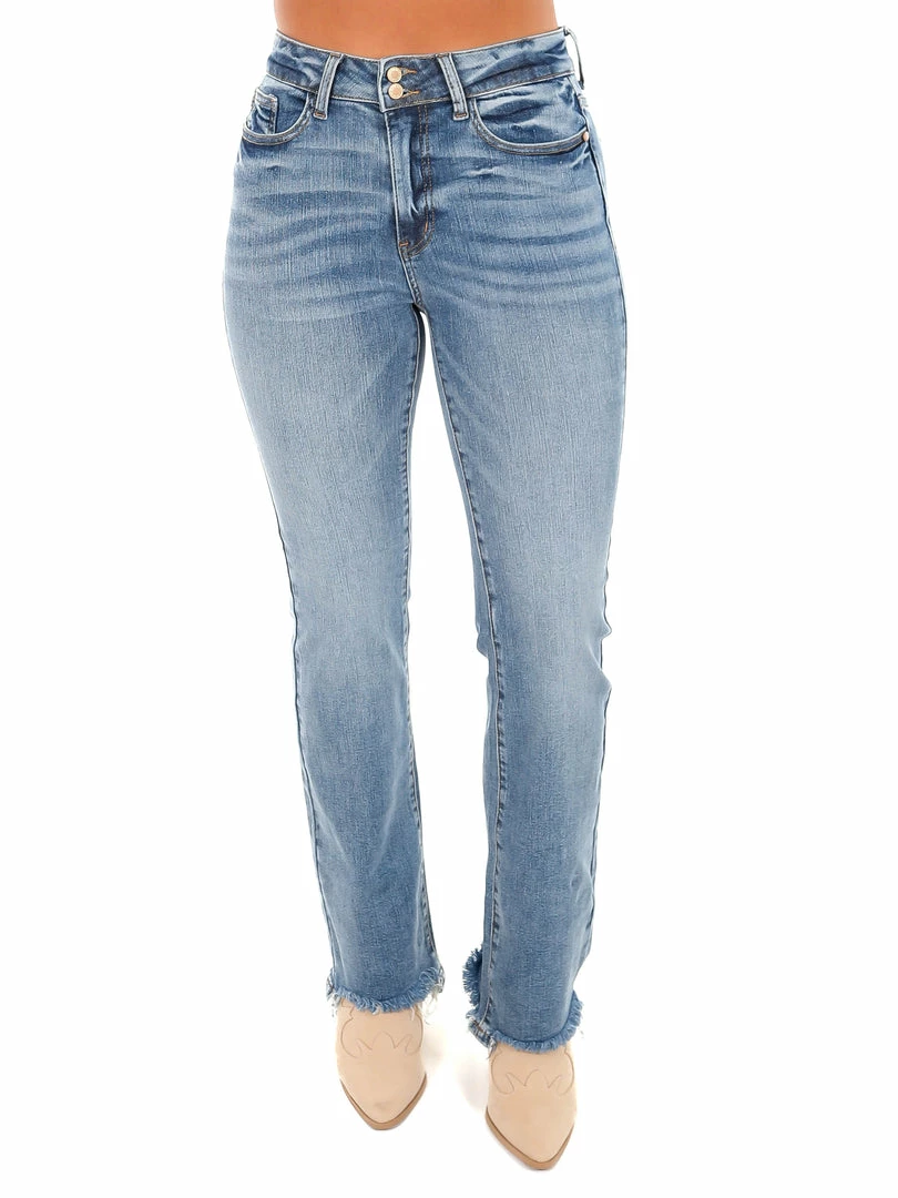 Buy 😍 Judy Blue High Rise Double Button Bootcut Jean Bottoms ⌛ 3 Judy Blue High Rise Double Button Bootcut Jean Bottoms