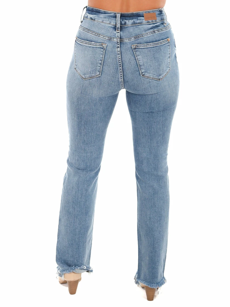 Buy 😍 Judy Blue High Rise Double Button Bootcut Jean Bottoms ⌛ 4 Judy Blue High Rise Double Button Bootcut Jean Bottoms