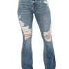 Judy Blue Knee Destroy Tall Flare Jeans