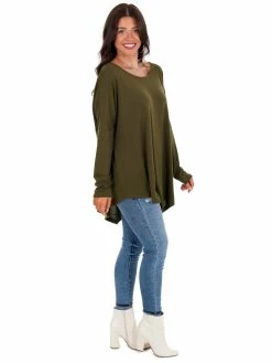 Umgee Pictures Of You Asymmetrical Top Tops