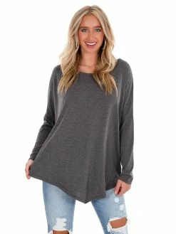 Umgee Pictures Of You Asymmetrical Top Tops