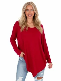 Umgee Pictures Of You Asymmetrical Top Tops