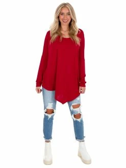 Umgee Pictures Of You Asymmetrical Top Tops