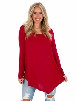 Umgee Pictures Of You Asymmetrical Top Tops