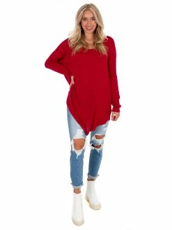 Umgee Pictures Of You Asymmetrical Top Tops
