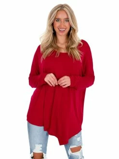 Umgee Pictures Of You Asymmetrical Top Tops