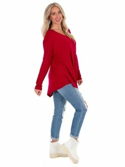 Umgee Pictures Of You Asymmetrical Top Tops