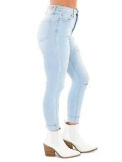 Cello Latest Trends Light High Rise Destroy Ankle Skinny Jean