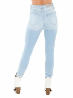 Cello Latest Trends Light High Rise Destroy Ankle Skinny Jean