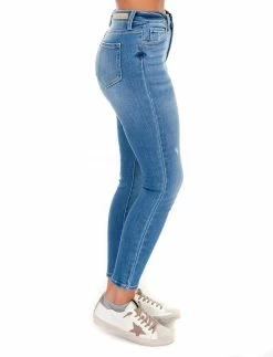 Cello Bottoms Remind Me Mid Rise Ankle Skinny Jeans