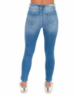 Cello Bottoms Remind Me Mid Rise Ankle Skinny Jeans