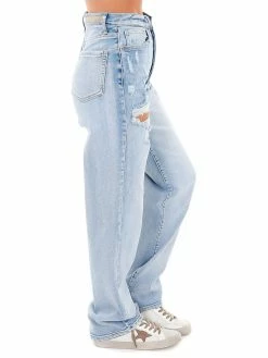 Cello London Calling Light Super High Rise Destroy Dad Jean Sale