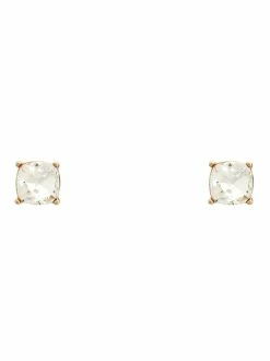 RNK Glass Rhinestone Stud Earrings