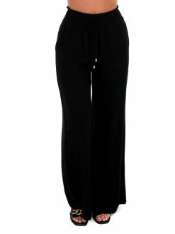 Allie Rose Bottoms Like The Weather Wide Leg Pants