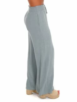 Allie Rose Bottoms Like The Weather Wide Leg Pants