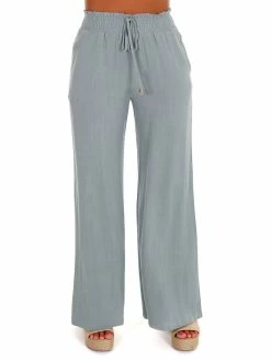 Allie Rose Bottoms Like The Weather Wide Leg Pants