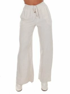 Allie Rose Bottoms Like The Weather Wide Leg Pants