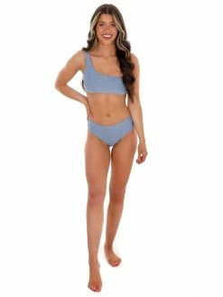 Sunday Brunch Sale Salty Air Sky Blue Two Piece Swimsuit