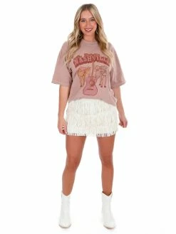 Bacon Lettuce Tomato Music City Nashville Oversized Graphic Tee